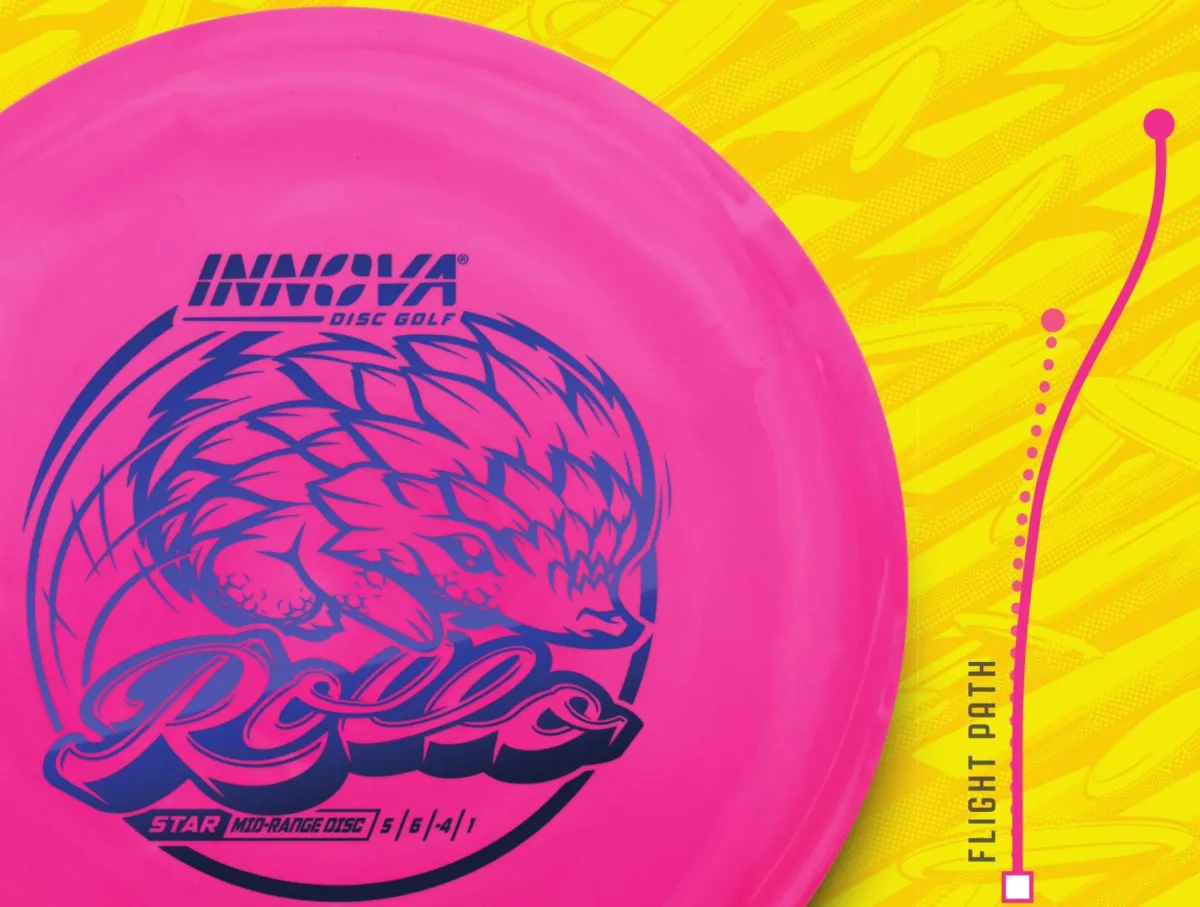 Flight path of Innova Rollo disc.