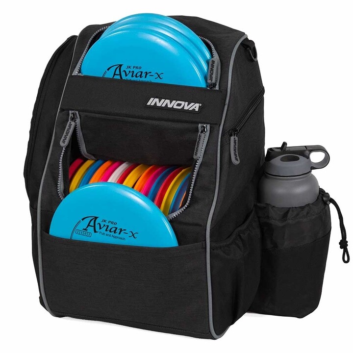 Innova Excursion bag filled up with everything You need for your disc golf event