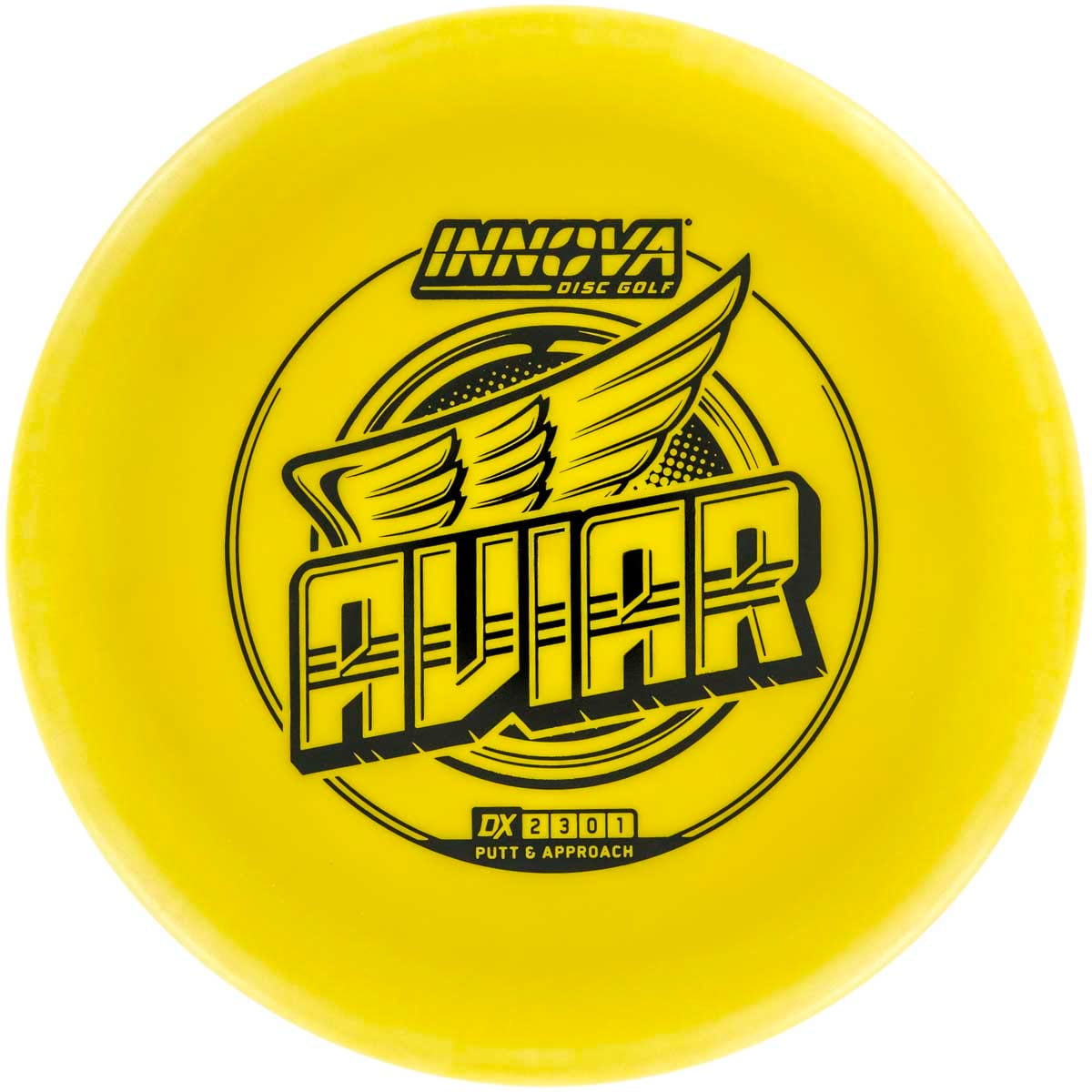 Innova DX Aviar. Stable putt and approach disc.